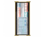 WhiteCoat Clipboard® Trifold - Tactical Brown Anesthesia Edition